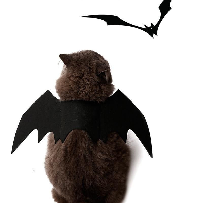 Cute Halloween Pets Bat Wings Costume