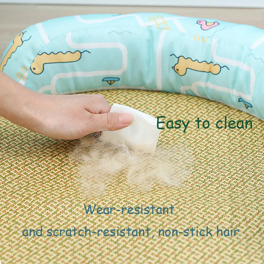 Summer Pet Backrest Rattan Mat