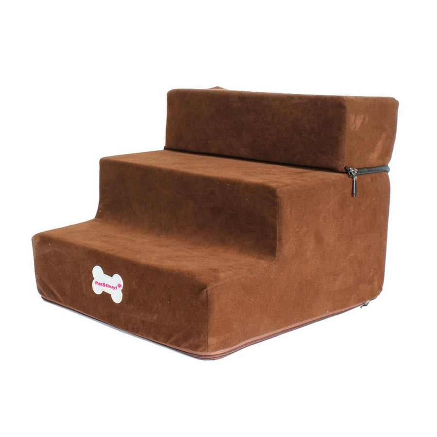 Faux Fleece 3 Tiers Pet Steps