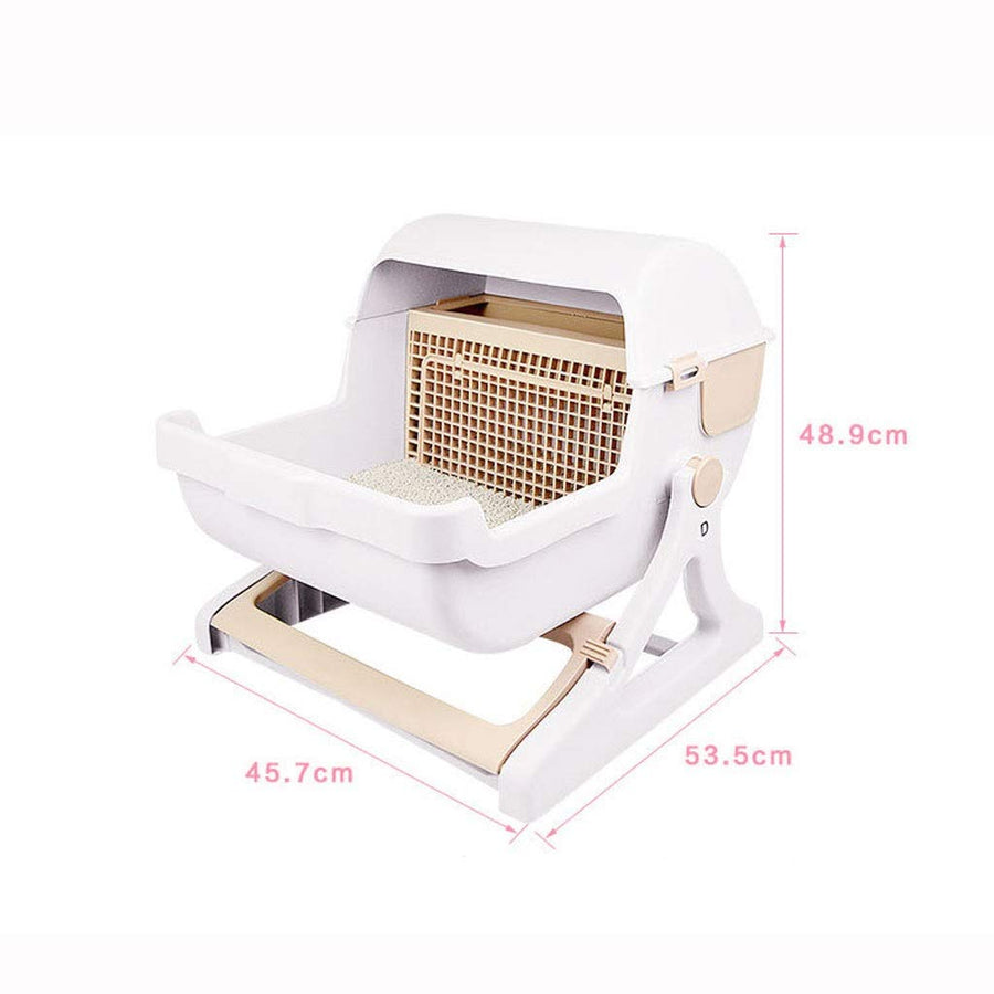 Semi Automatic Cat Litter Box