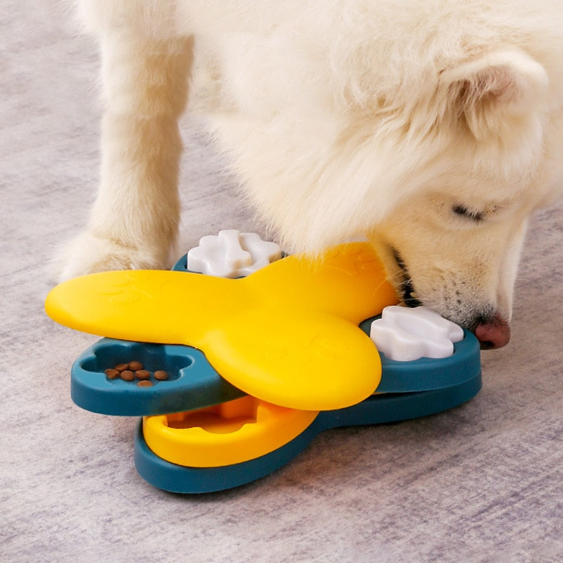 Turntable Dog Puzzle Slow Feeder