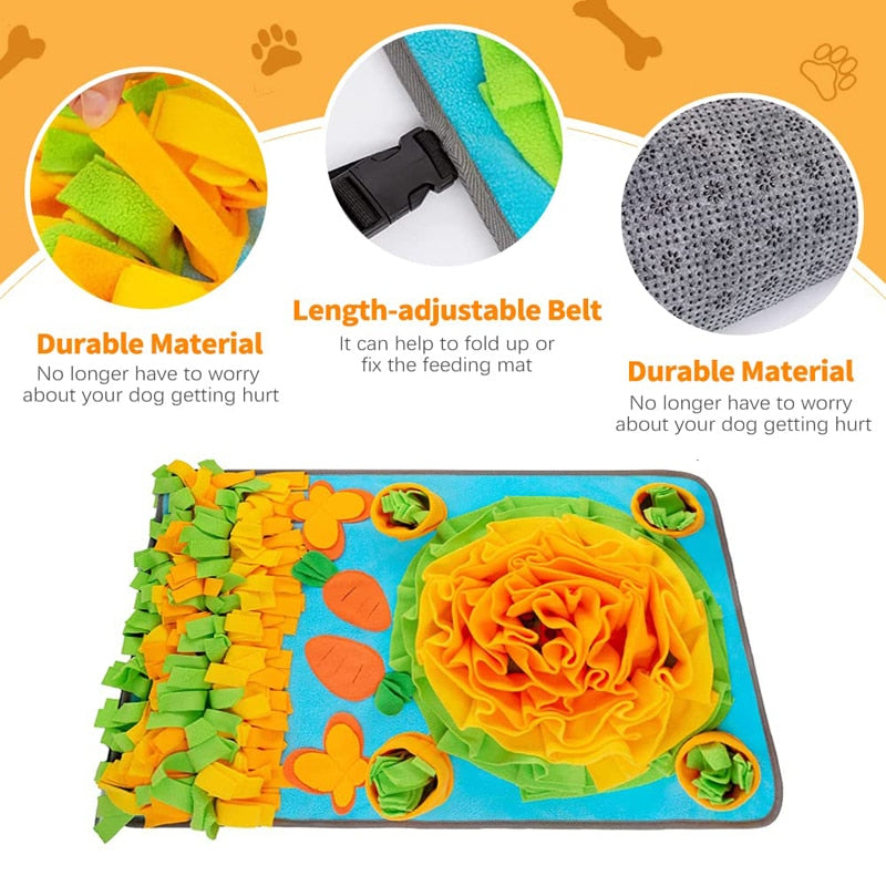 4 Layers Petals Dog Snuffle Mat