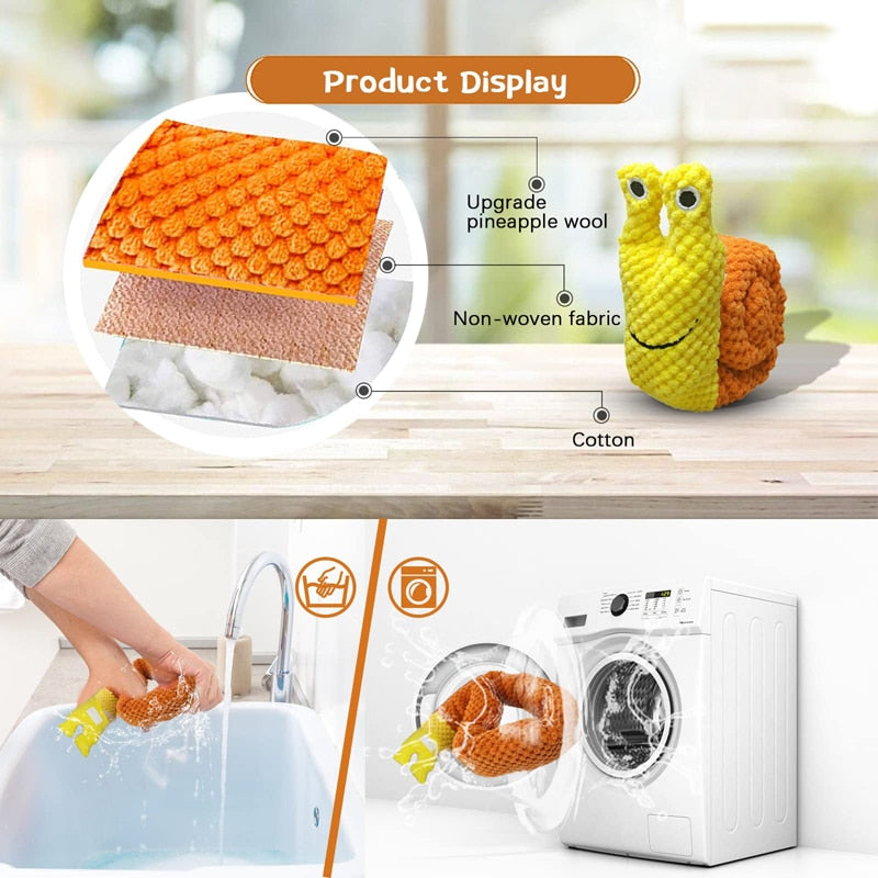 Pineapple Velvet Food Dispensing Dog Toy