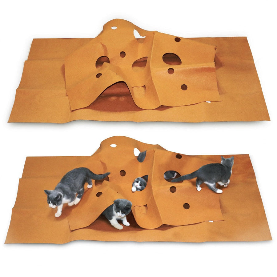 Collapsible Rug Scratch Resistant Cat Play Mat