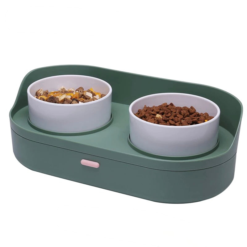 Melamine Dog Food Bowl With Storage