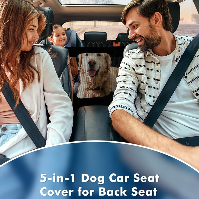 Durable 5 In 1 Dog Car Seat Cover