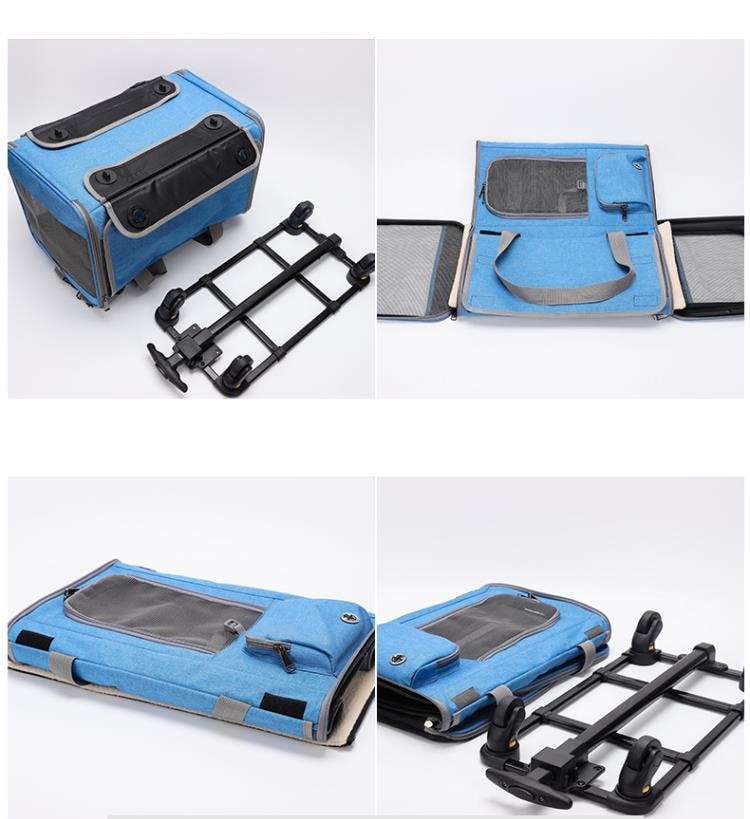 Pet Carrier With Detachable Wheels