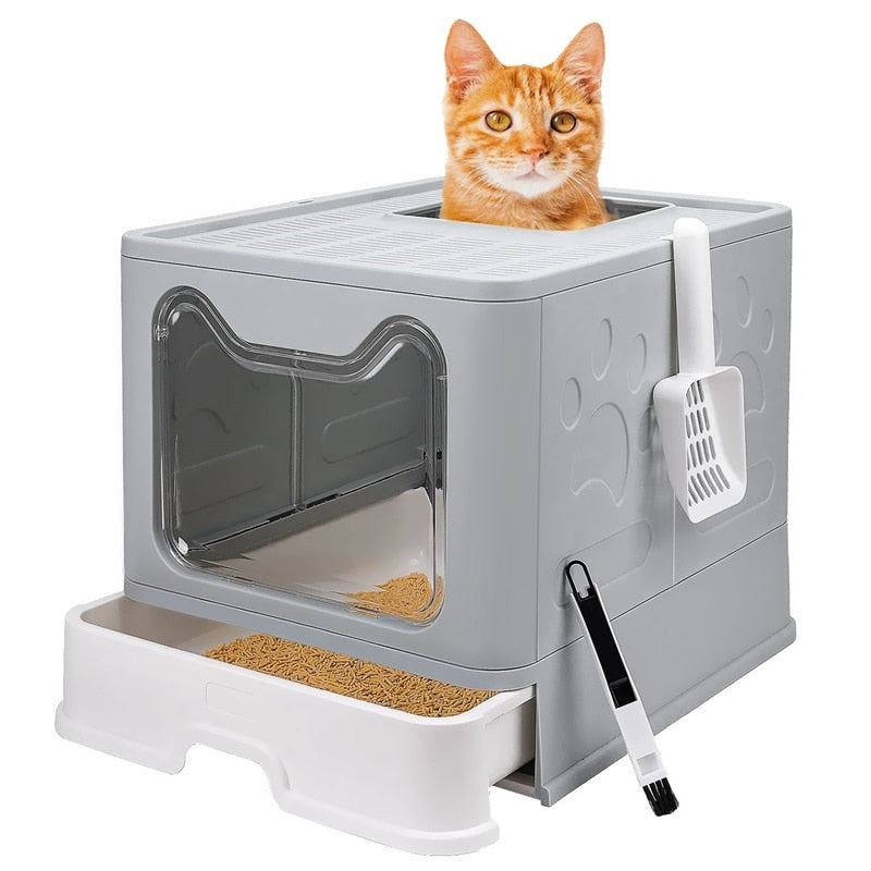 Deodorant Cat Splash Proof Litter Box