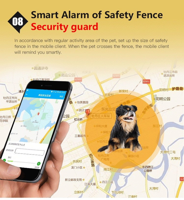 4G Smart Dog Gps Tracker Collar