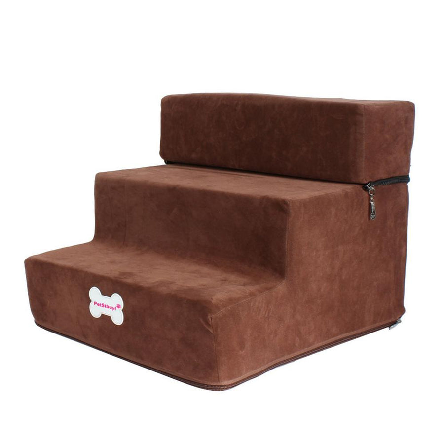 Faux Fleece 3 Tiers Pet Steps