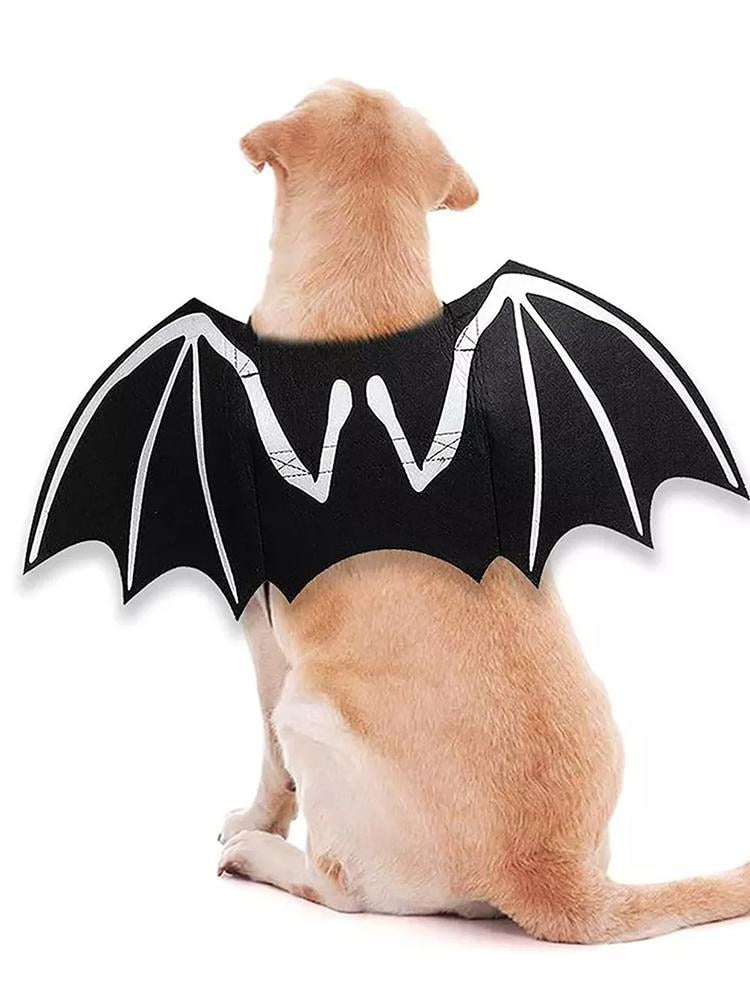 Halloween Dog Luminous Bat Costumes