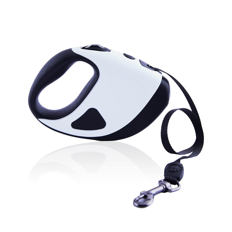 Bright LED Flashlight Retractable Dog Leash