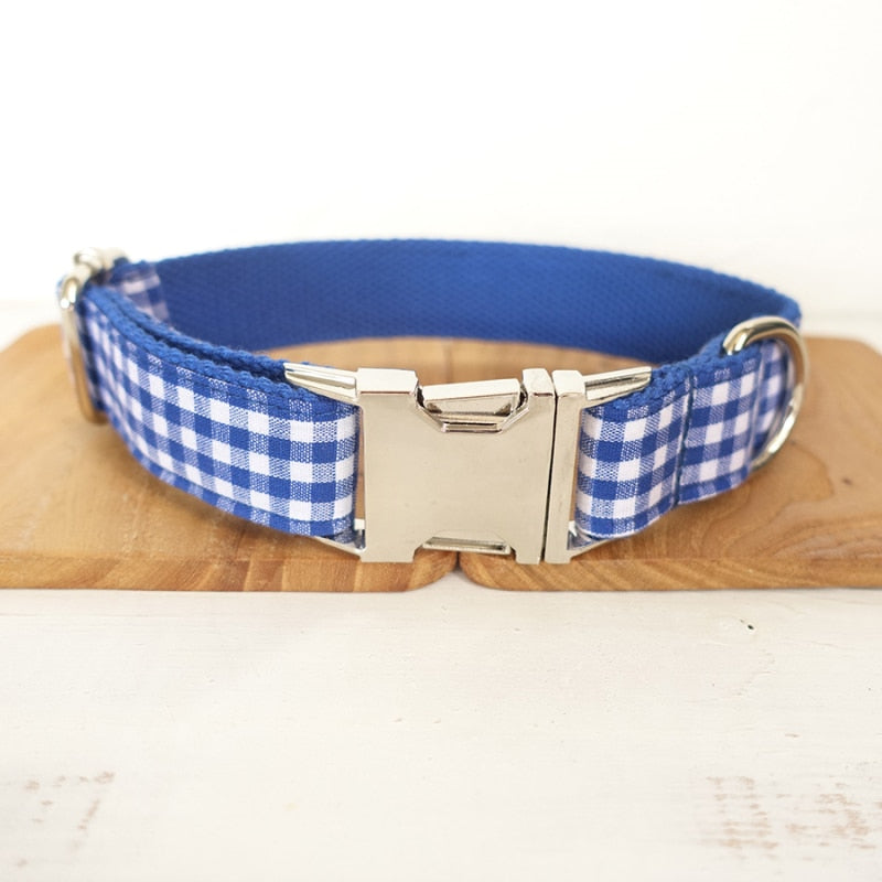 Scottish Plaid Dog Collars And Leads