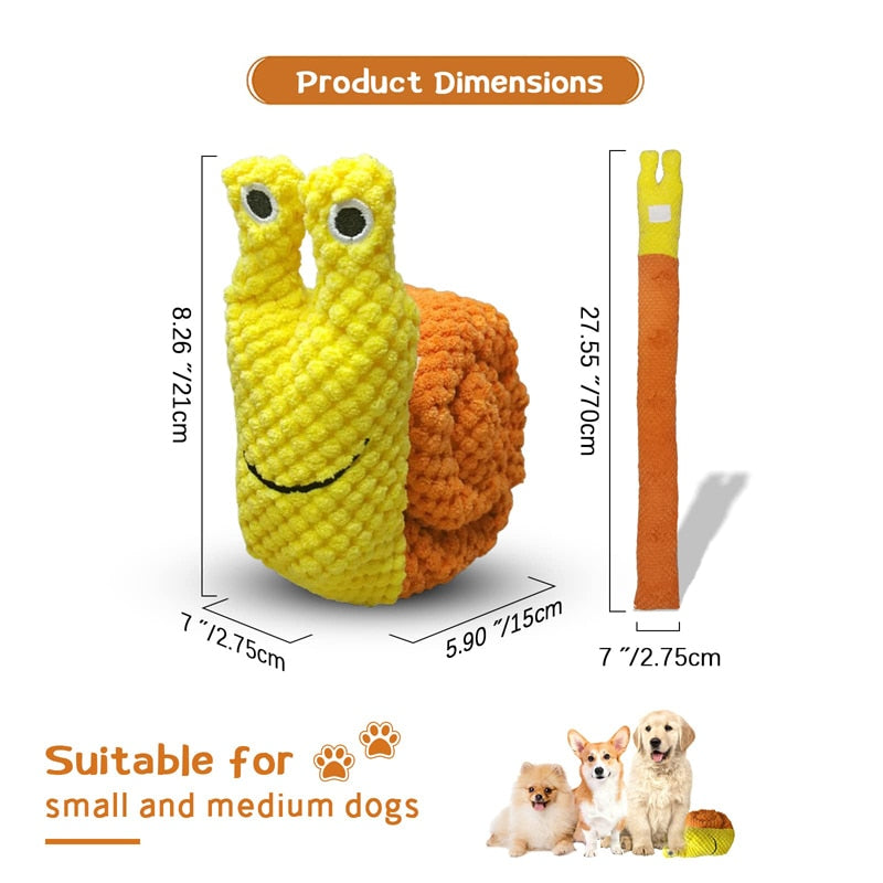 Pineapple Velvet Food Dispensing Dog Toy