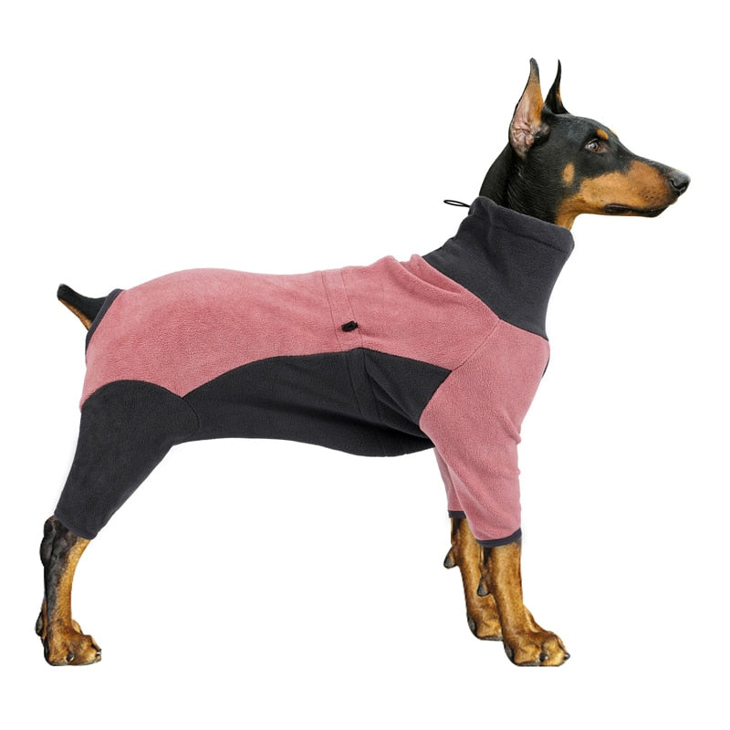 Warm Fleece Turtleneck Dog Jacket