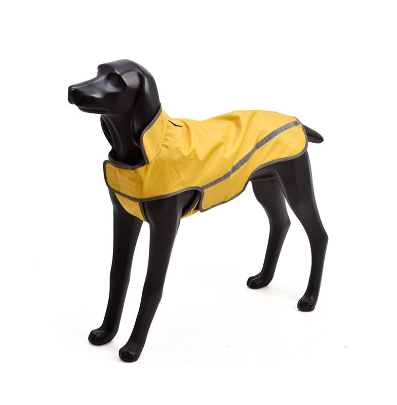 Reflective Strip Dog Raincoats