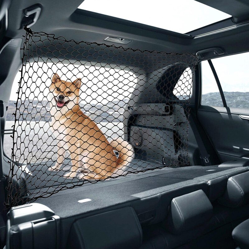 Adjustable Durable Dog Car Safety Barrier Net