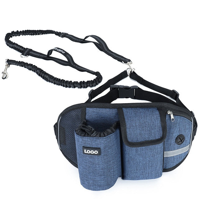 Dog Treat Bags With Running Leashes