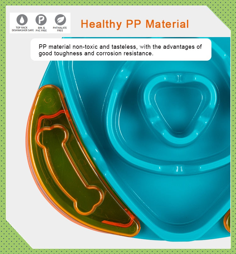 Anti Gulping Pet Slow Food Bowl