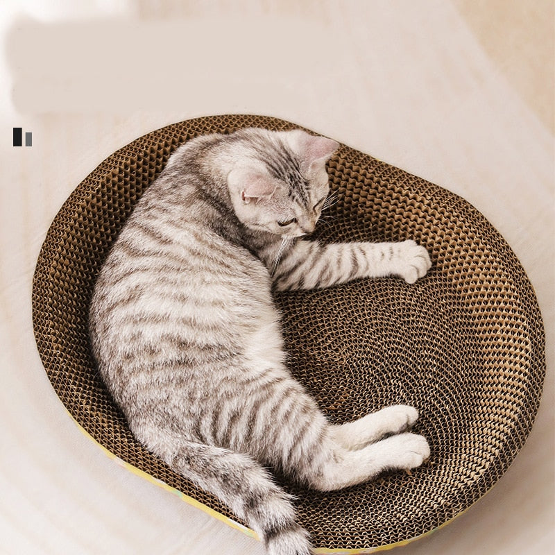 Oval Cat Scratch Board Furniture