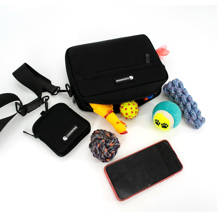 Waterproof Black Dog Treat Pouch