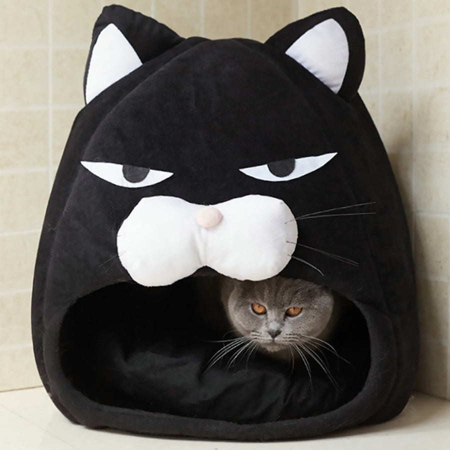 Cute Cat Face Soft Nest