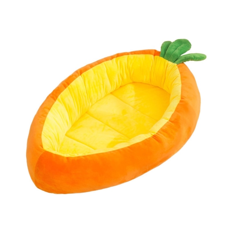 Carrot Shape Soft Carrot Cat Bed