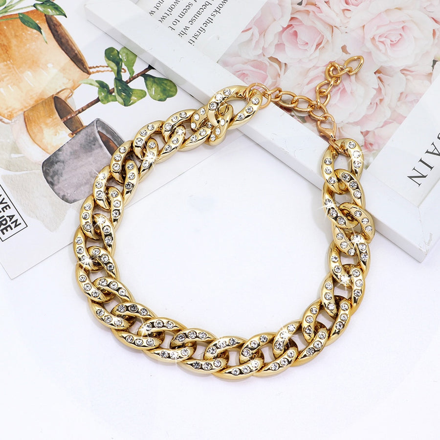 Luxury Crystal Necklace Dog Collar