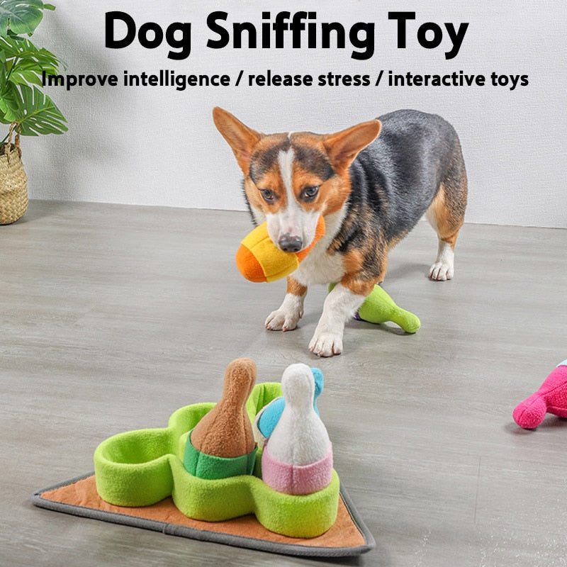 Bowling Pin Dog Snuffle Toy