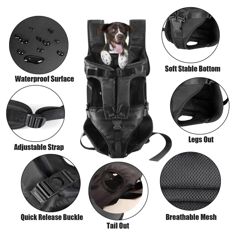 Hands Free Dog Front Carrier Backpack