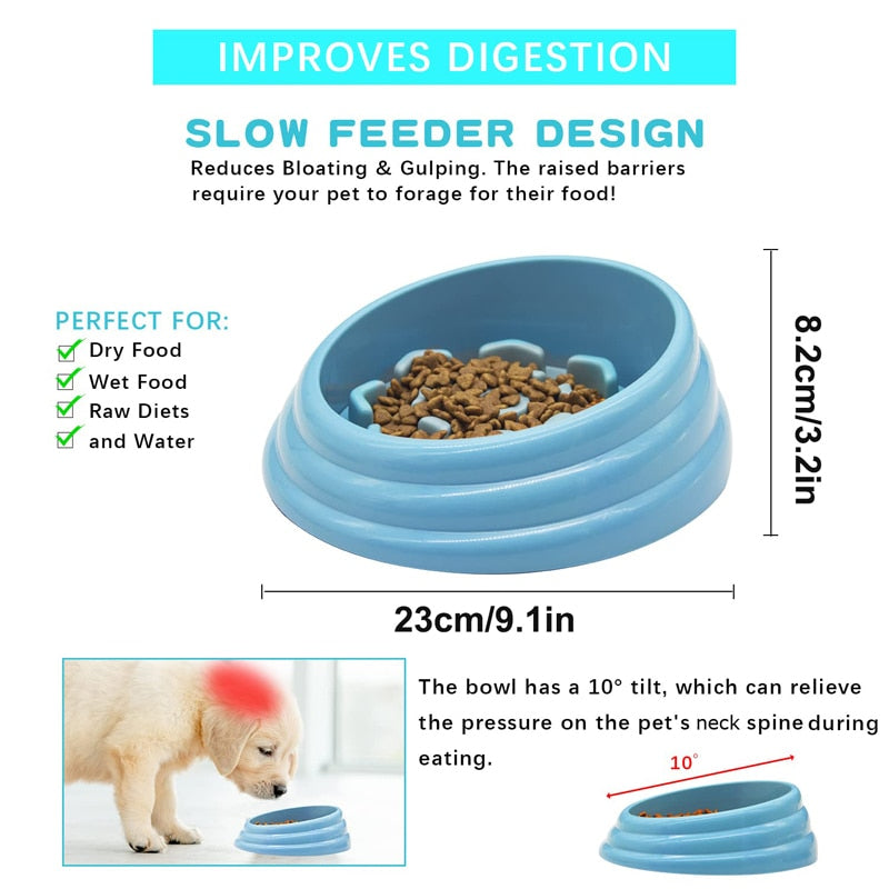 Dog Slow Feeder Maze Bowl