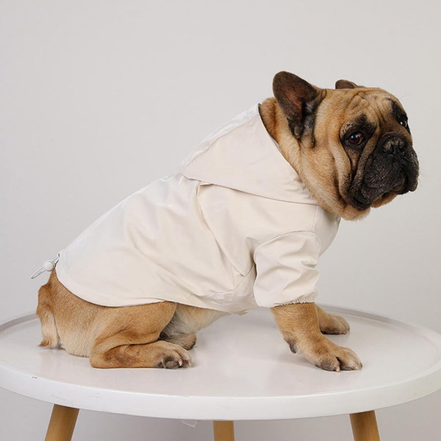 Classic Hooded Soft Dog Raincoat