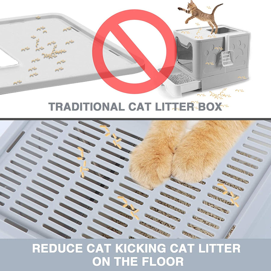 Deodorant Cat Splash Proof Litter Box