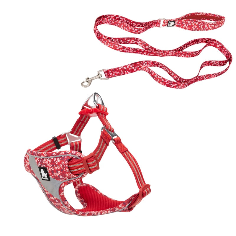 Reflective Pure Cotton Padding Dog Harness