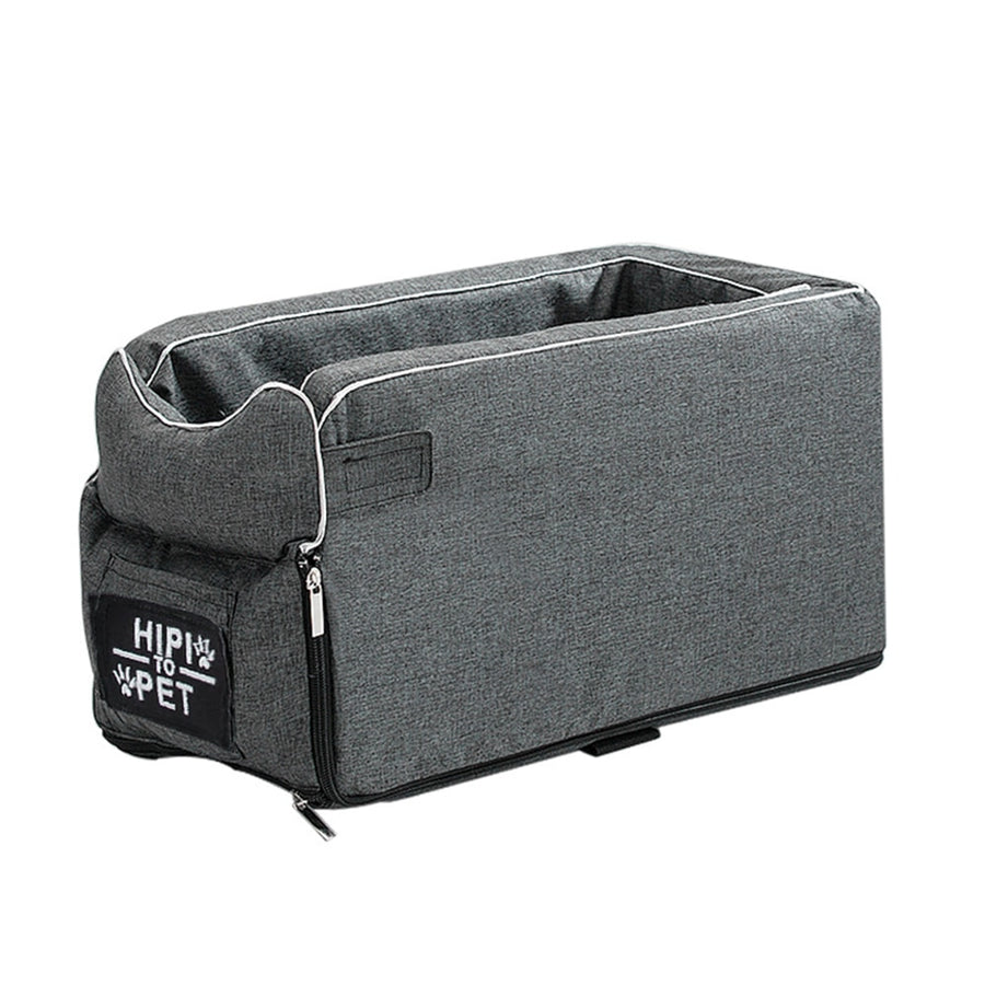 Dog Car Armrest Grey Booster