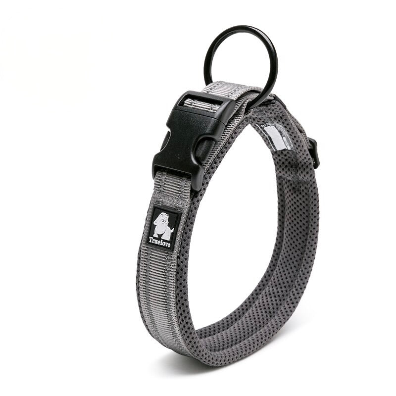 3M Reflective Nylon Padded Dog Collar