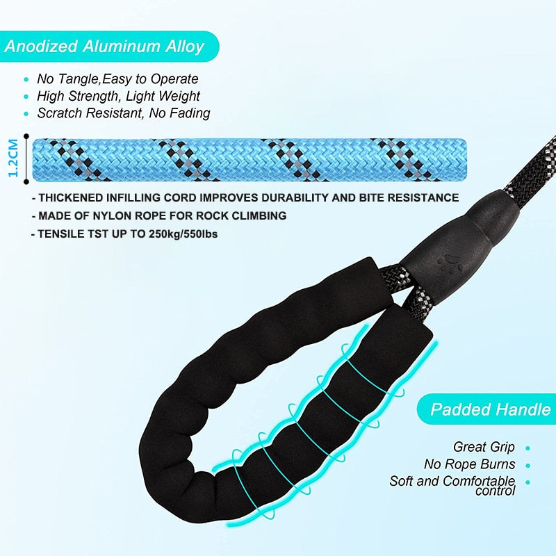 Heavy Duty Carabiner Dog Leash