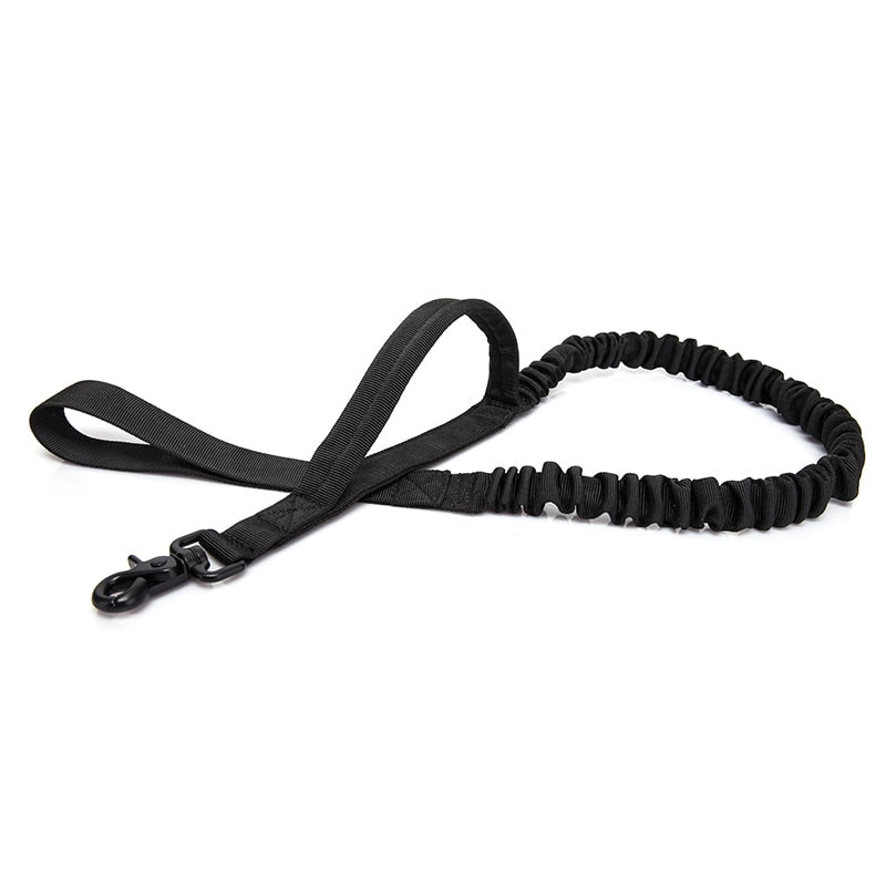 2 Handle Tactical Bungee Dog Leash