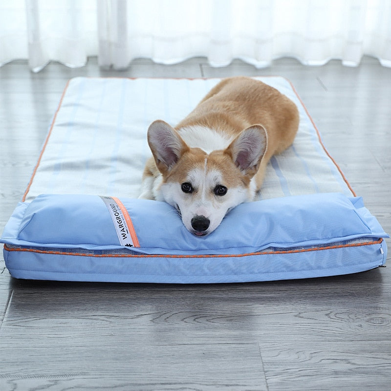 Summer Ice Silk Dog Mat