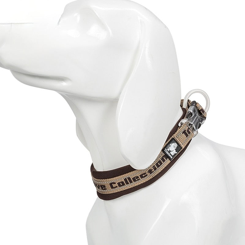 Reflective Sturdy Duraflex Buckle Dog Collar