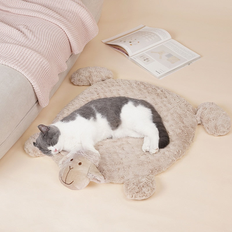 Sheep Shaped Pet Winter Bed