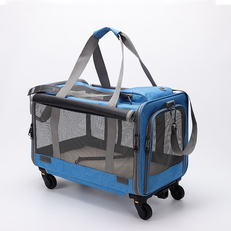 Pet Carrier With Detachable Wheels