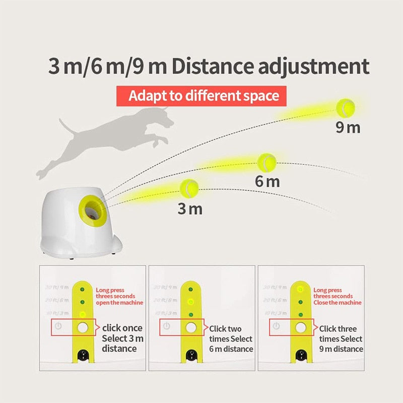 Automatic Dog Tennis Launcher Machine