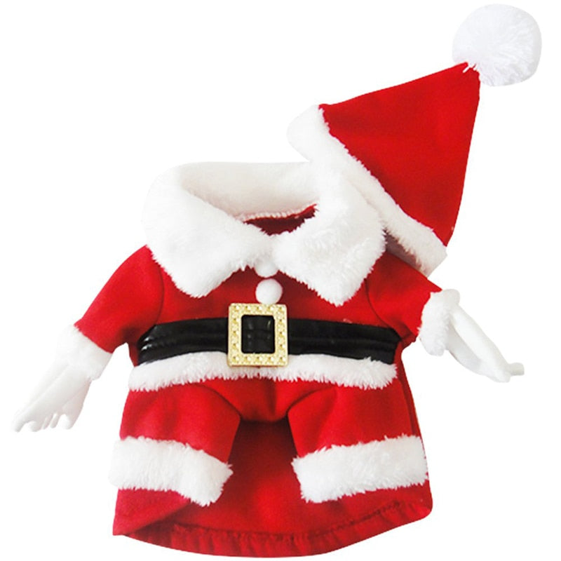 Christmas Santa Claus Dog Costumes