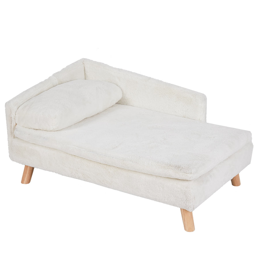 Sturdy Wood Legs Nordic Pet Bed