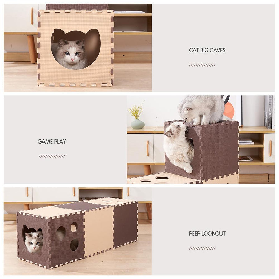 Eva Board Diy Cat Tunnel