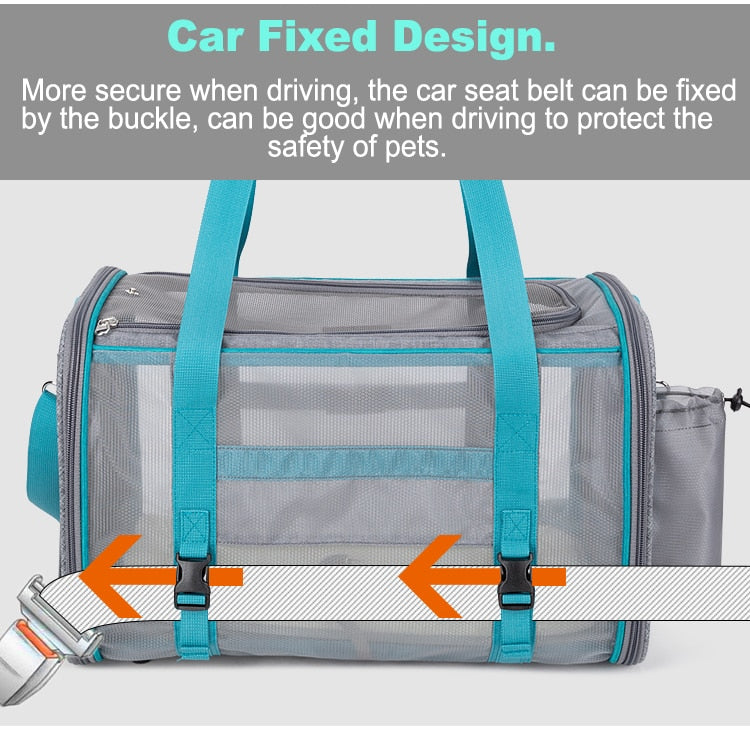 Car Fixed Design Pet Carrier Bag