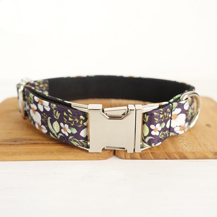 Luxury Flower Dog Collars And Leash