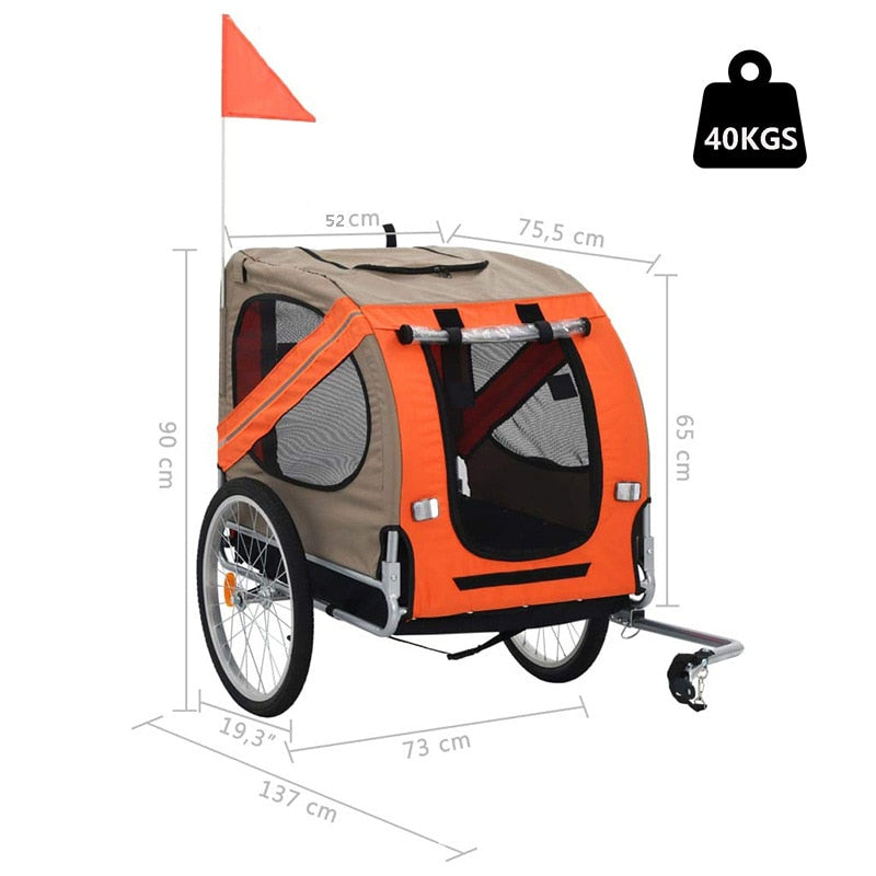 Large Pet Bicycle Trailer