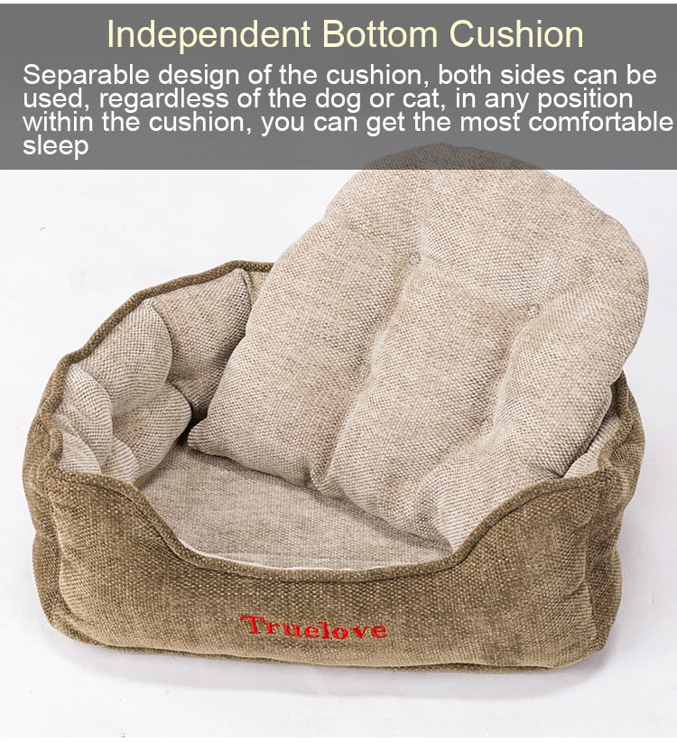 Luxury Silk Fillings Dog Bed